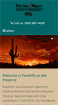 Mobile Screenshot of foothills-preserve.com